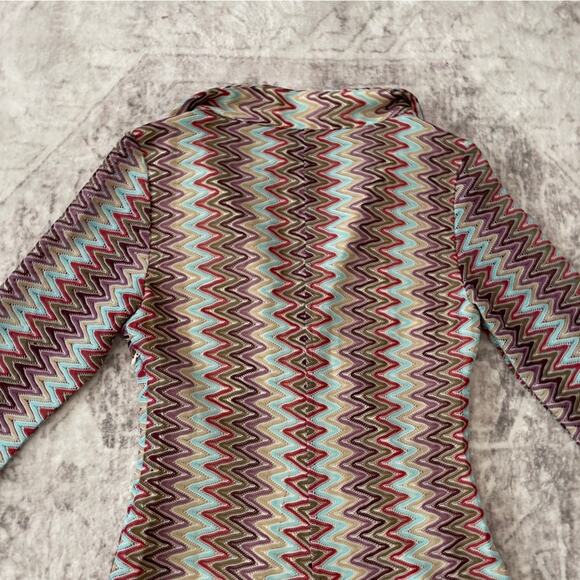 Princess Polly Bell Sleeve Knit Collared Retro Romper Size 4 - Picture 6 of 14